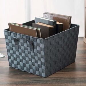 Large Woven Basket with Handles